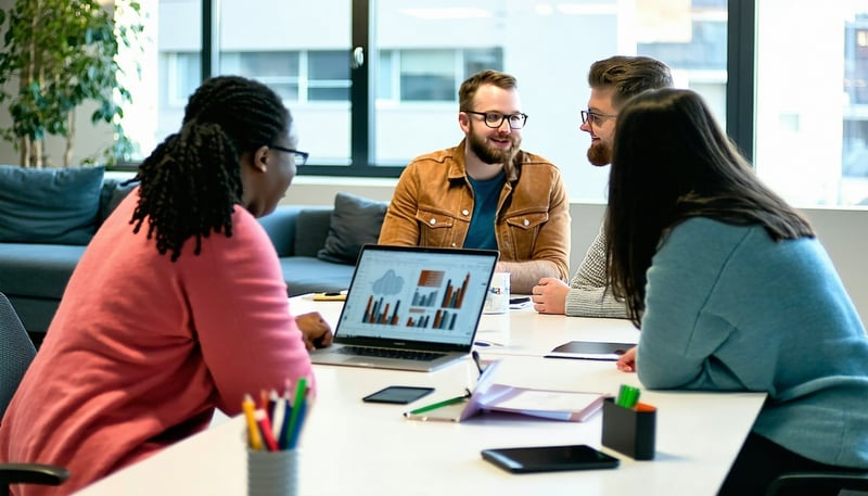 ApresCleo team collaborating on Salesforce and HubSpot consulting project ApresCleo team collaborating on Salesforce and HubSpot consulting project
